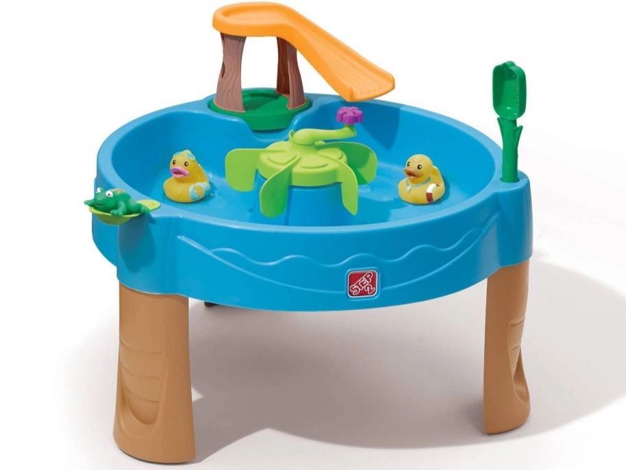 a round duck pond water table