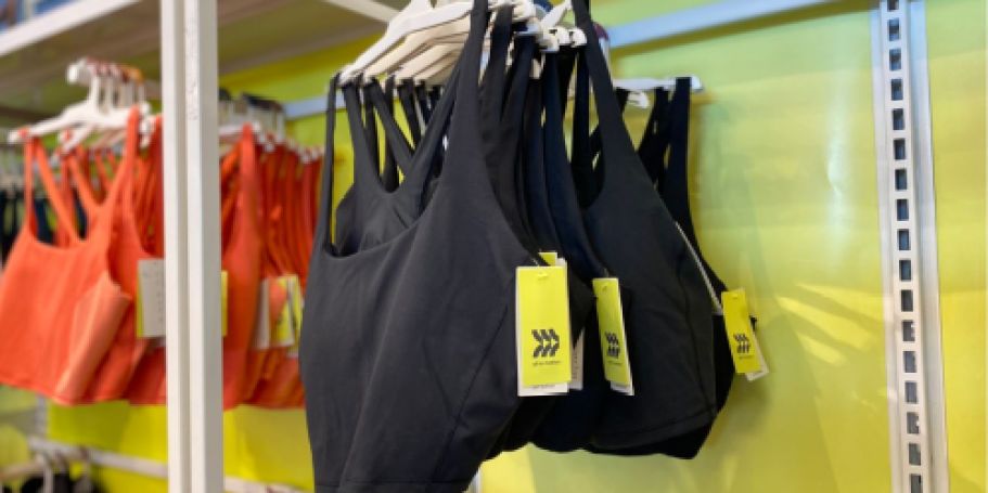 Target All in Motion Activewear Sale | Sports Bras, Tanks, & Shorts from $15!