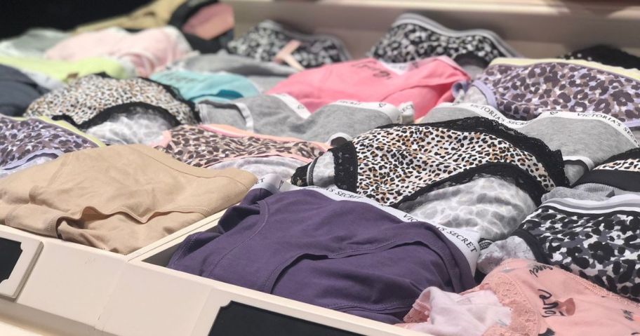 Folded Victoria's Secret Panties