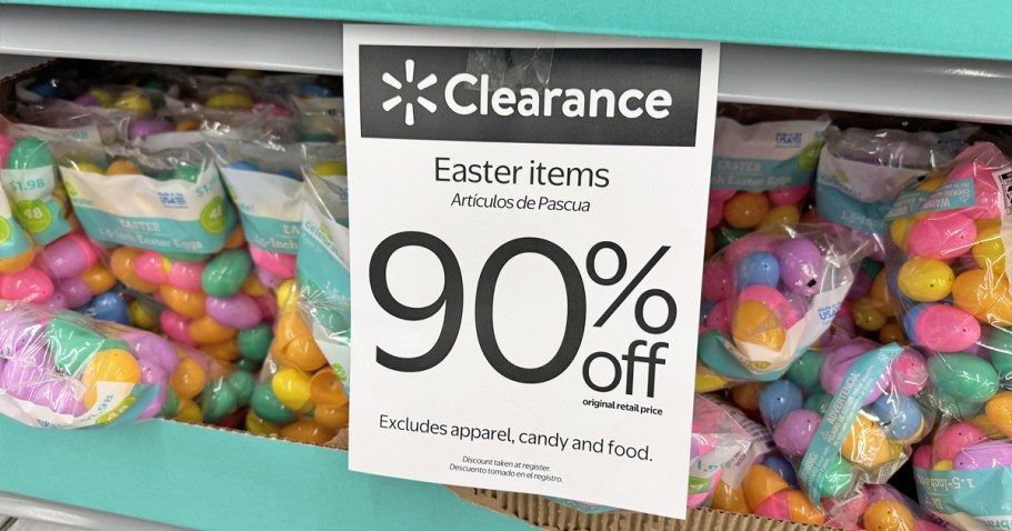 GO! 90% Off Walmart Easter Clearance (Home Decor, Toys, & More)
