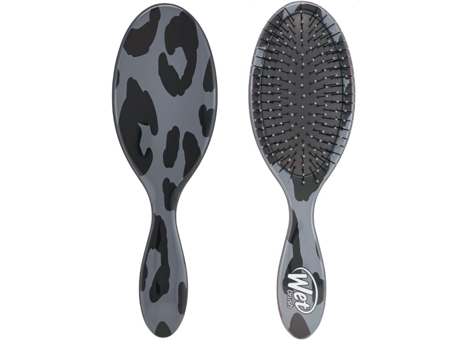 Wet Brush Original Gray Leopard Detangler Hair Brush 2-pack