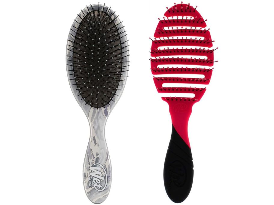 Stock images of two wet brushes