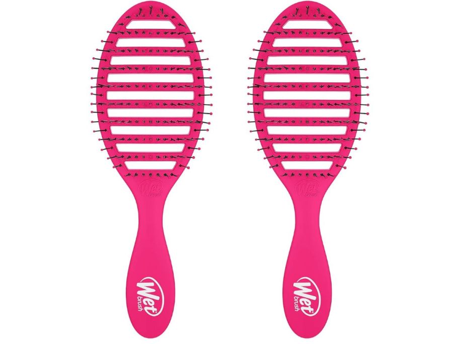 Wet Brush Pink Speed Dry Hair Brush 2-pack