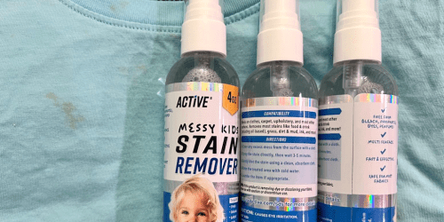 Active Stain Remover 3-Pack Only $16 Shipped on Amazon – Great for Stubborn Kids Stains!