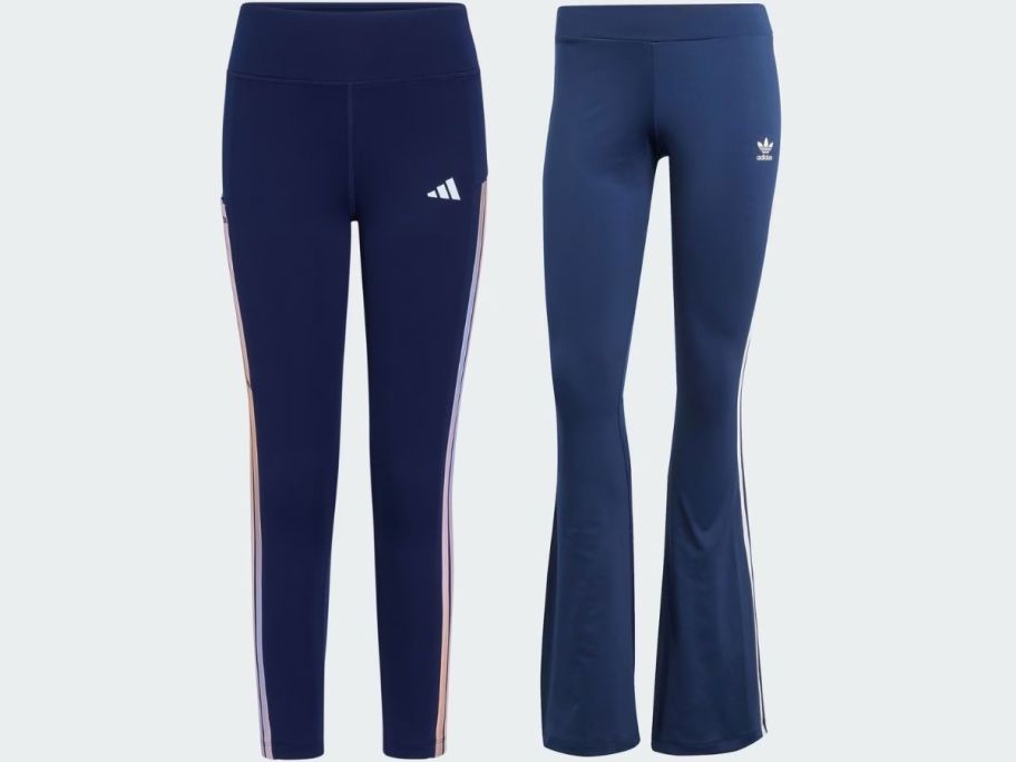 two pair of womens athletic bottoms