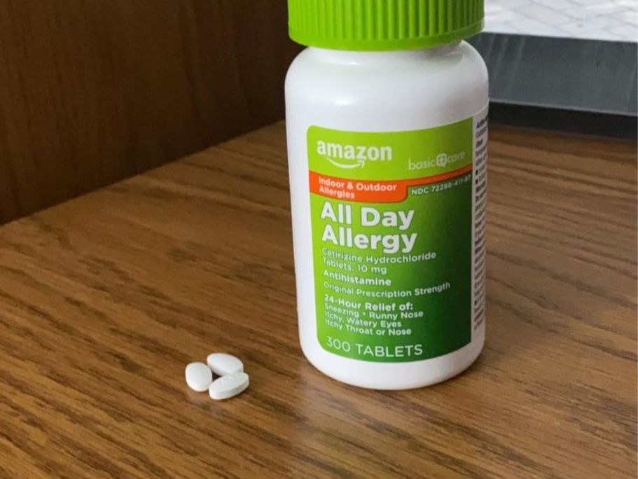 Amazon Allergy Relief Tablets 300-Count Bottle Just $9.64 Shipped (Reg. $14)
