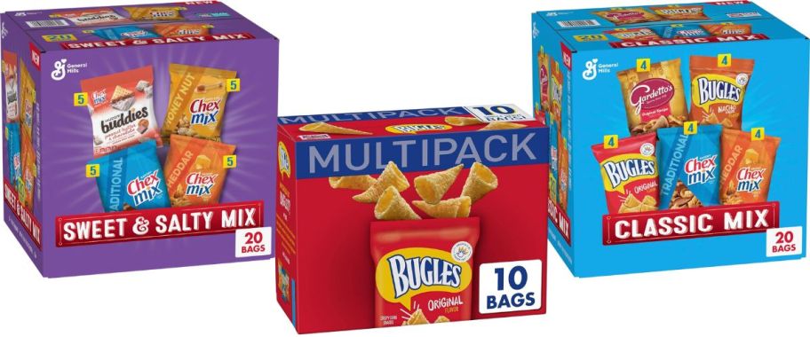 large packs of general mills snack bags