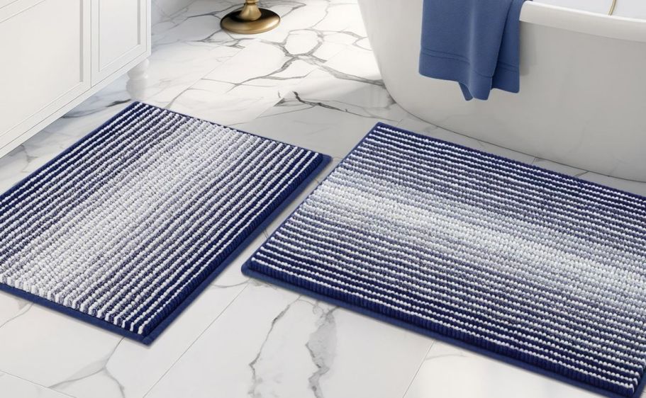 Highly-Rated 2-Piece Bath Mat Set Only $13.79 on Amazon (Over 8,500 5-Star Ratings)