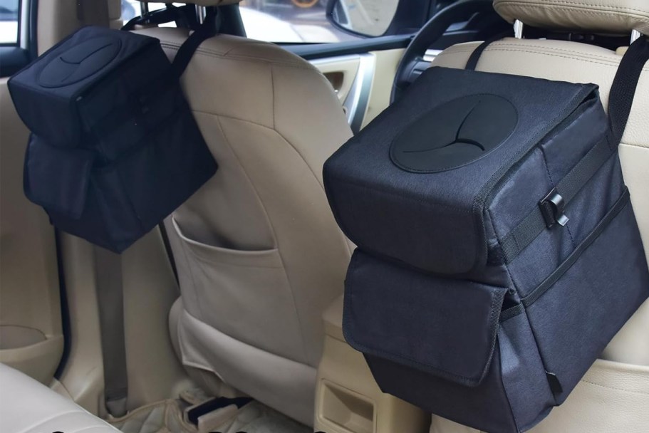 TWO Leakproof Car Trash Cans Only $11.19 on Amazon (Regularly $16)
