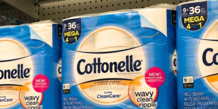 Cottonelle Toilet Paper Mega Roll 9-Count Just $6.55 Shipped on Amazon
