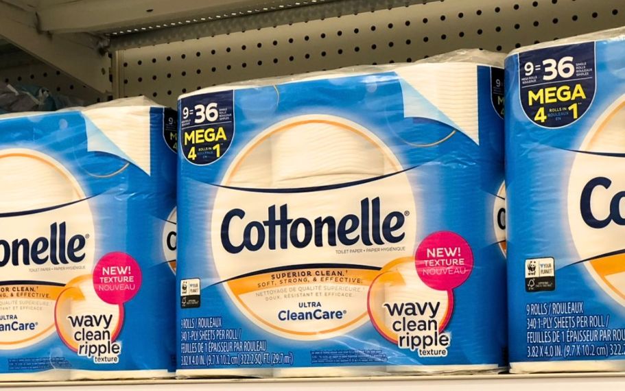 Cottonelle Toilet Paper Mega Roll 9-Count Just $6.55 Shipped on Amazon