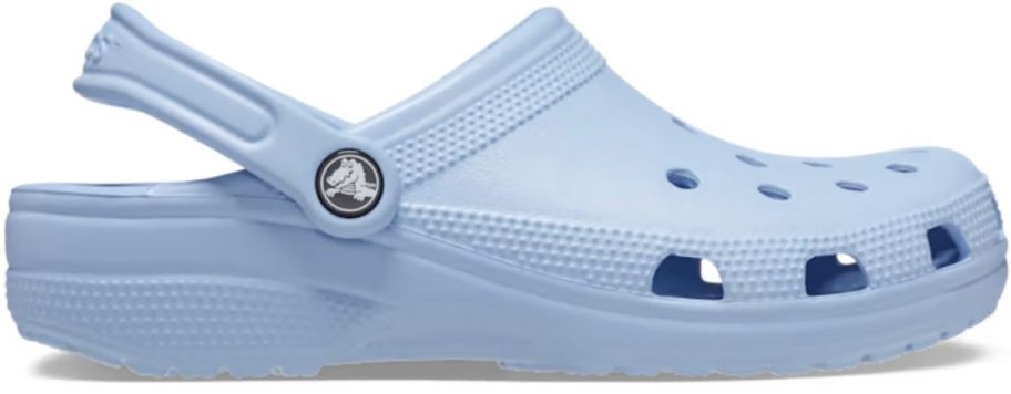 blue Crocs Adult Classic Clog stock image