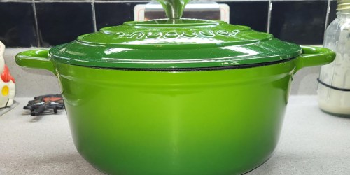 Cast Iron Dutch Oven Only $34.99 Shipped on Amazon (onlinepare to Le Creuset!)