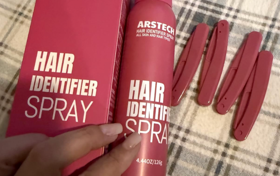 Hair Identifier Spray Set Just $4.67 on Amazon | Includes 4 Dermaplane Razors!