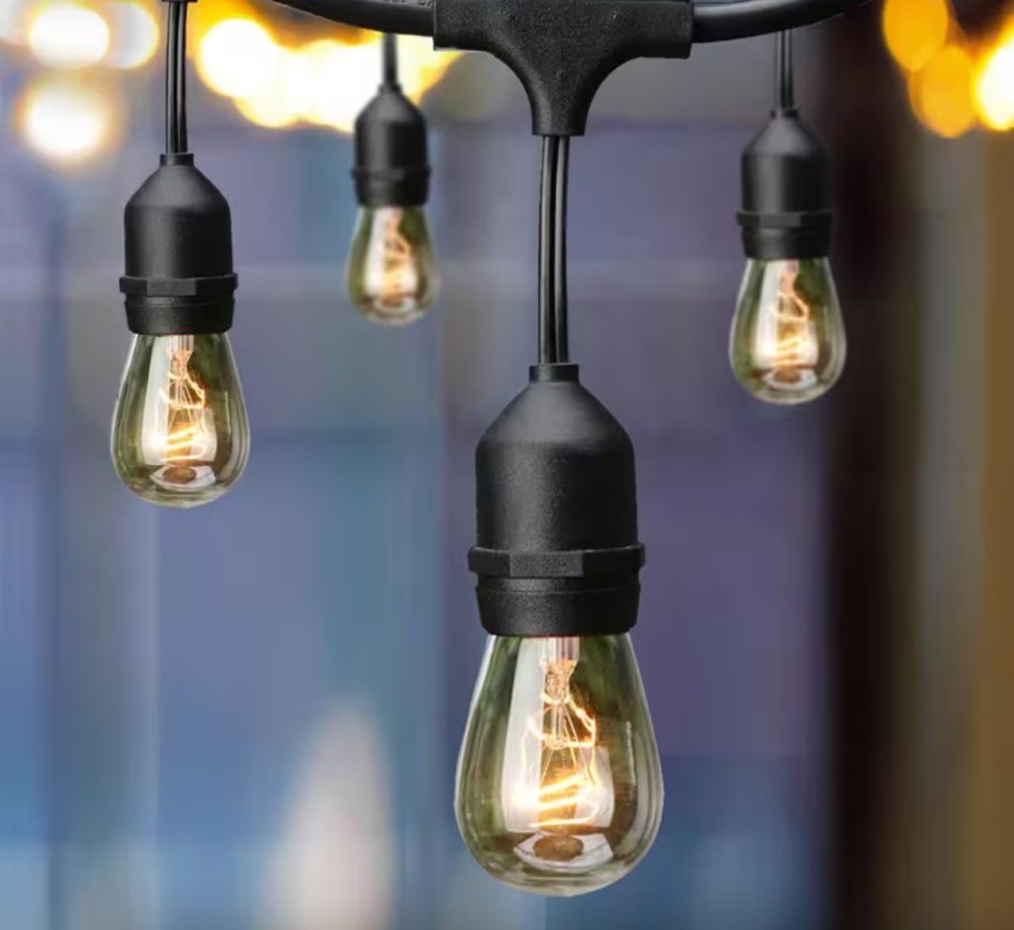 light bulb string lights