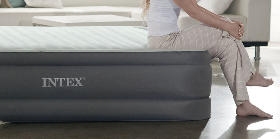 Intex Full-Size Air Mattress w/ Built-in Pump Only $19.99 Shipped (Reg. $67) – Today Only!