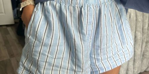 Trending Now: Women’s Pajama Boxer Shorts Only $7.98 on Walmart.online!