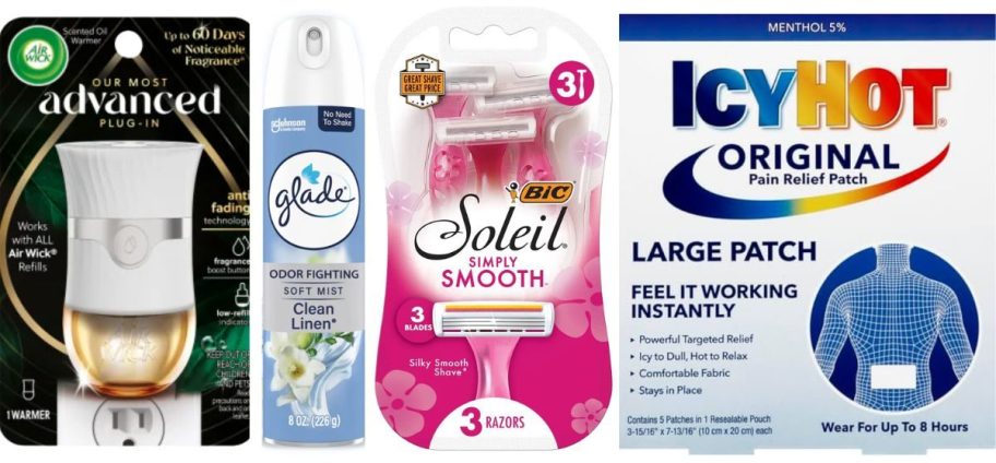 kroger household deals items on white background