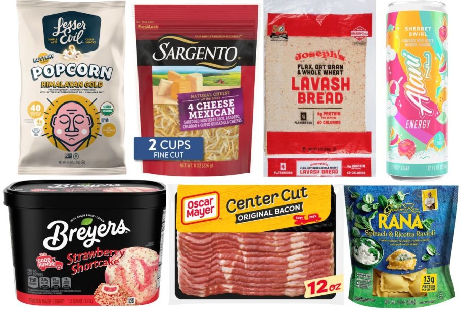 kroger BOGO deals items on white background
