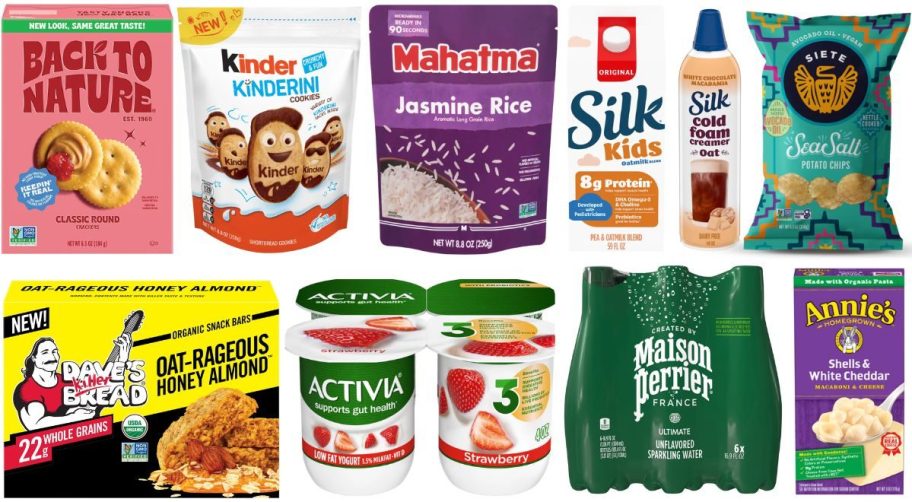 kroger mega sale items on white background