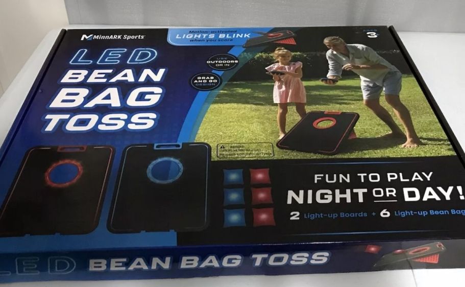 LED Cornhole Set Only $24.88 on Walmart.online | Play Day or Night!