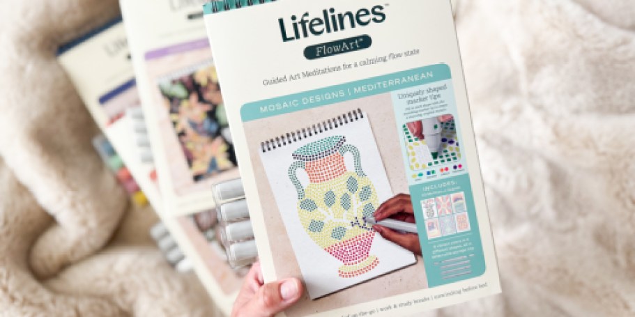 Get $10 Off Lifelines FlowArt Activity Pads with Markers on Amazon