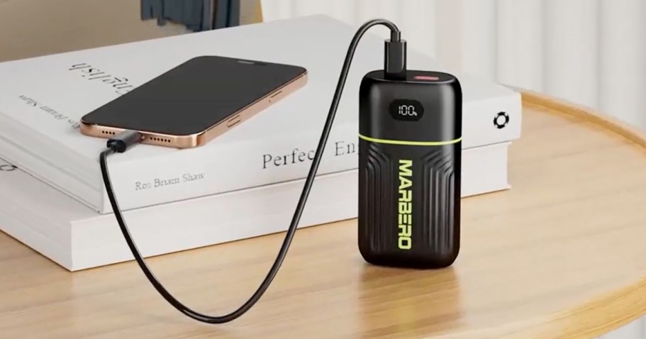 Portable Power Bank Only $7.99 on Amazon – Fully Charges Your iPhone Twice!