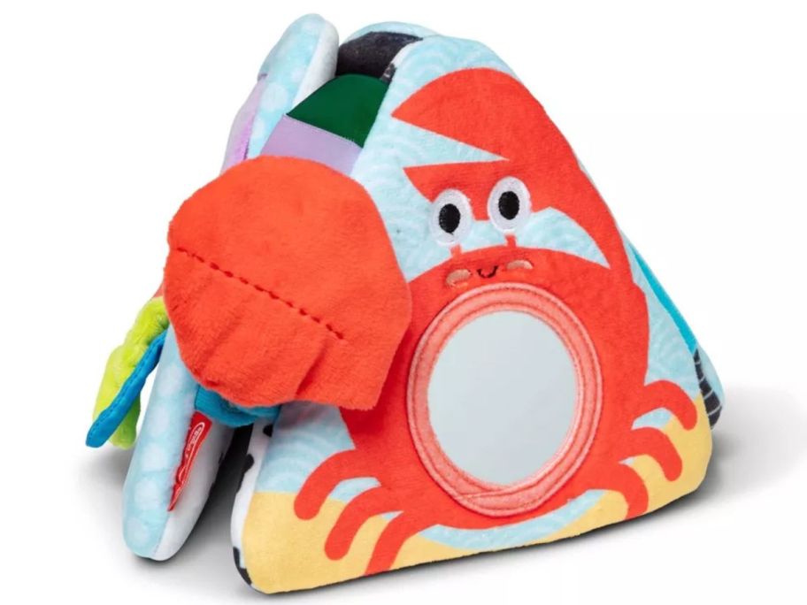 Melissa & Doug Ocean Tummy Time Triangle Infant Baby Toy stock image
