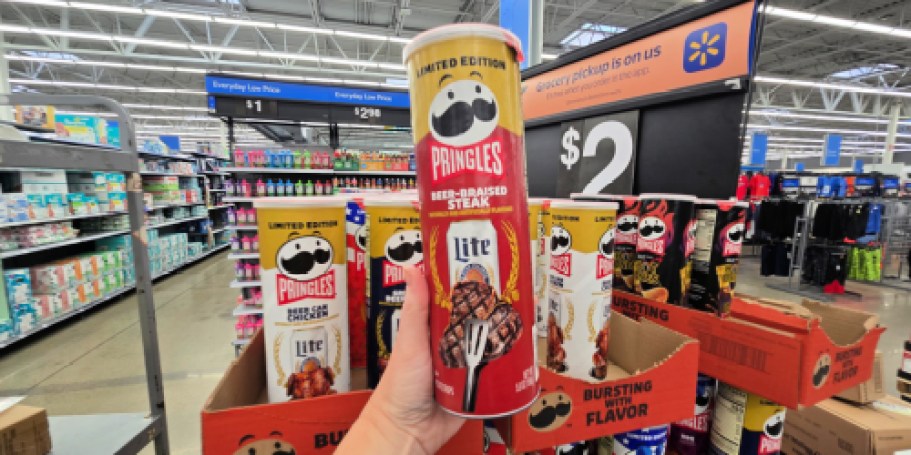 Pringles x Miller Lite? Yep – 3 New Flavors Just $2 at Walmart!