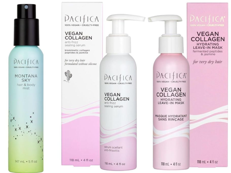 three pacifica product stock images