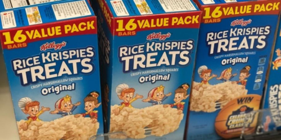 Rice Krispies Treats 16-Count Box Only $3 Shipped on Amazon