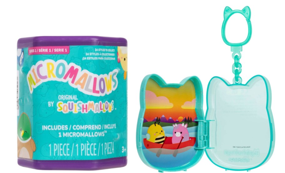 squishmallows capsule and keychain