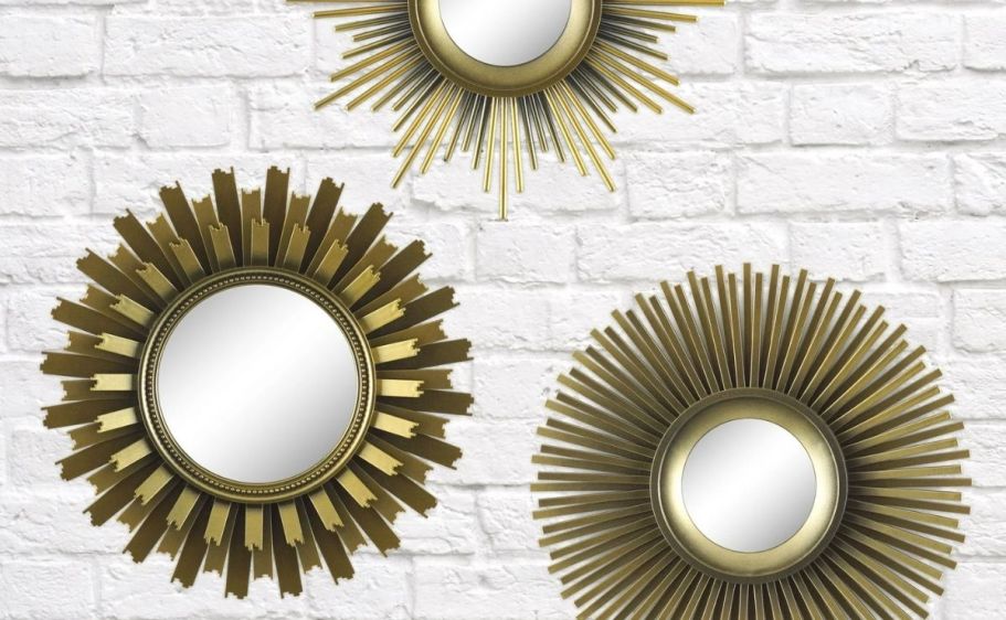 Better Homes & Gardens 3-Piece Sunburst Mirror Set Only $9.96 on Walmart.online