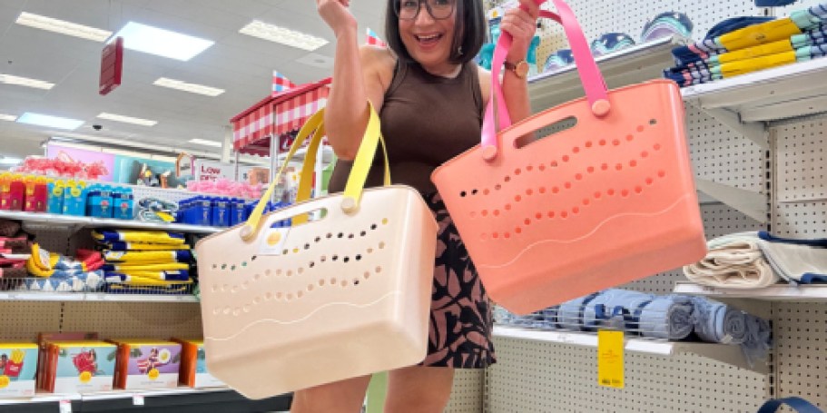 New Sun Squad Tote Bags Just $15 on Target.online (Bogg Bag Vibes for WAY Less)