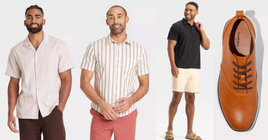 stock photos of men's clothing items