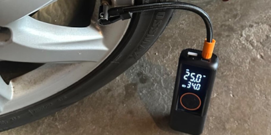 Portable Air onlinepressor Only $19.49 Shipped on Amazon (Regularly $39)