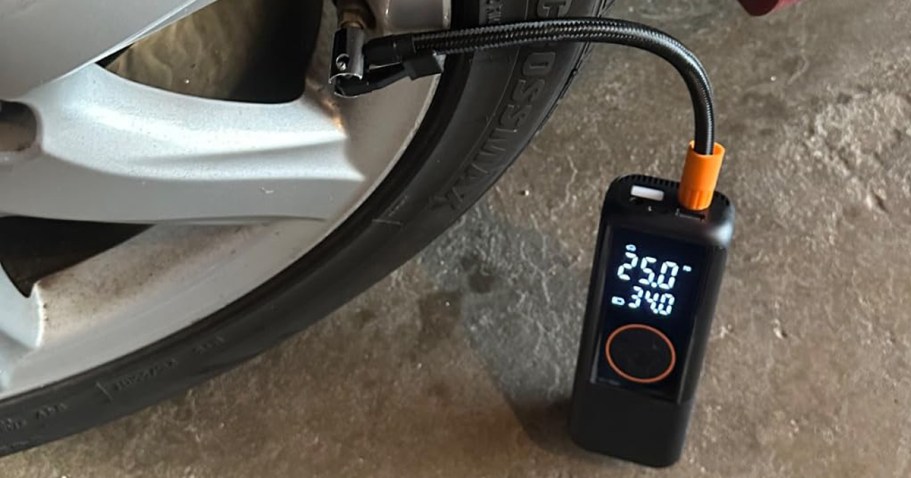 Portable Air onlinepressor Only $19.49 Shipped on Amazon (Regularly $39)