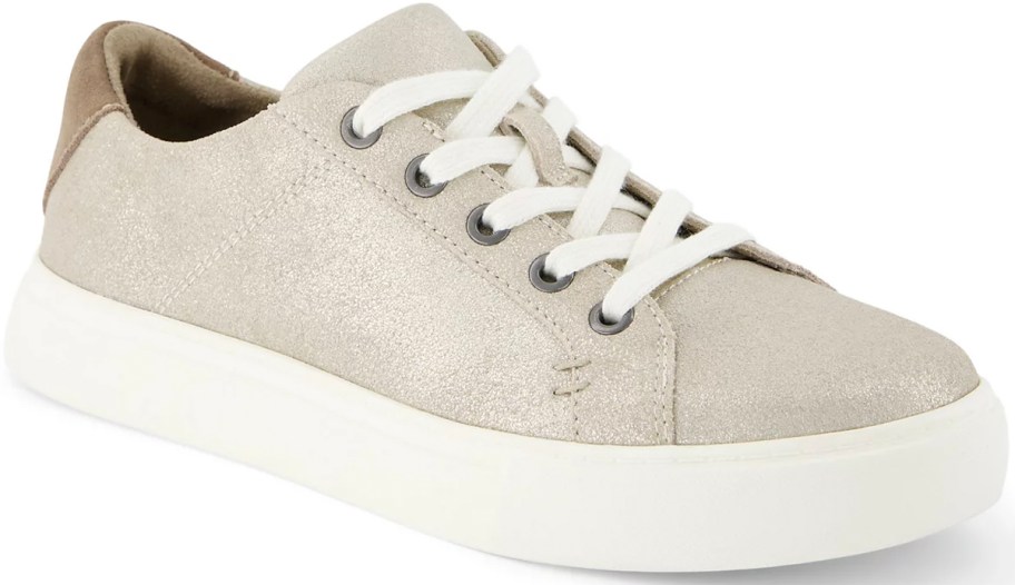 tan glitter toms sneaker