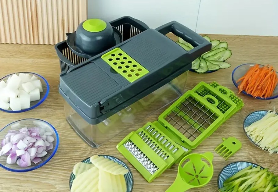 Vegetable Chopper w/ 8 Detachable Blades Just $12.97 on Amazon (Reg. $28)