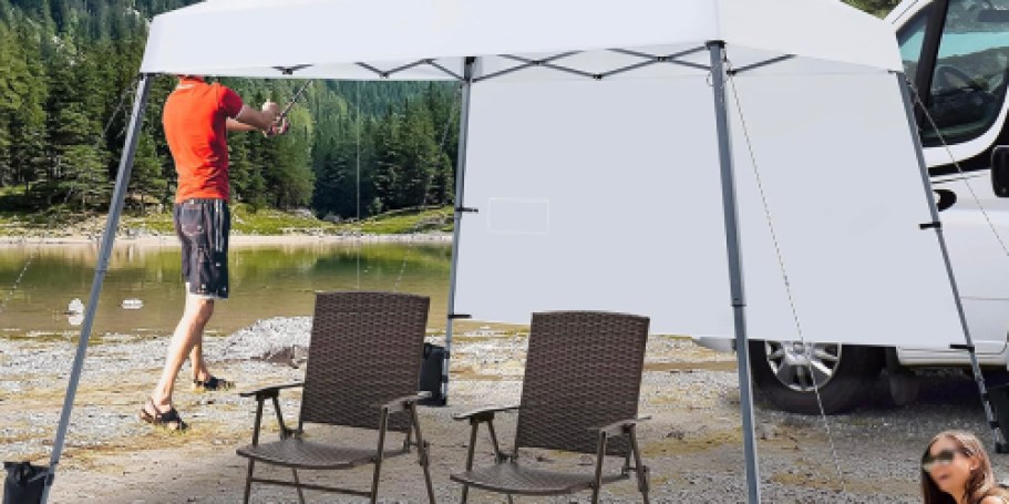 Pop Up Canopy Tent w/ Backpack Only $59.99 Shipped on Amazon