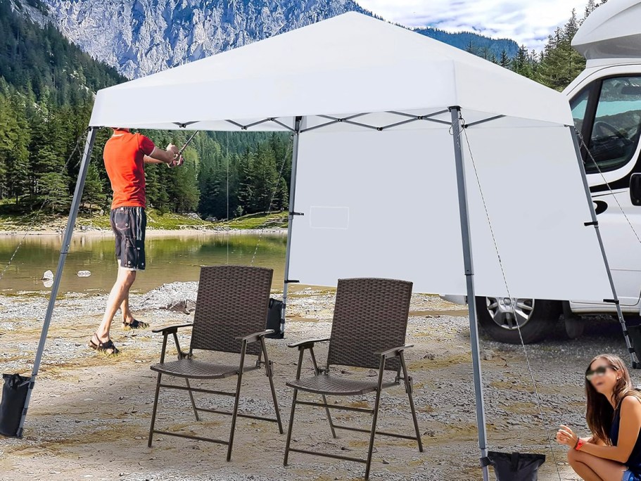 Pop Up Canopy Tent w/ Backpack Only $59.99 Shipped on Amazon