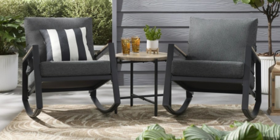 Walmart Patio Furniture Sale | Rocker Chair Set Just $197 Shipped + More