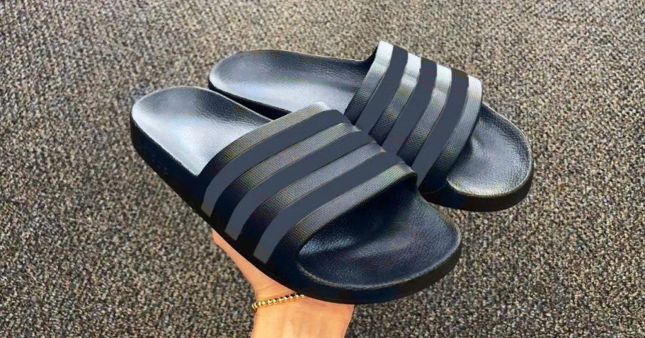 RARE Stacking adidas Promo Codes + Free Shipping | Slides Only $7 Shipped (Reg. $25)