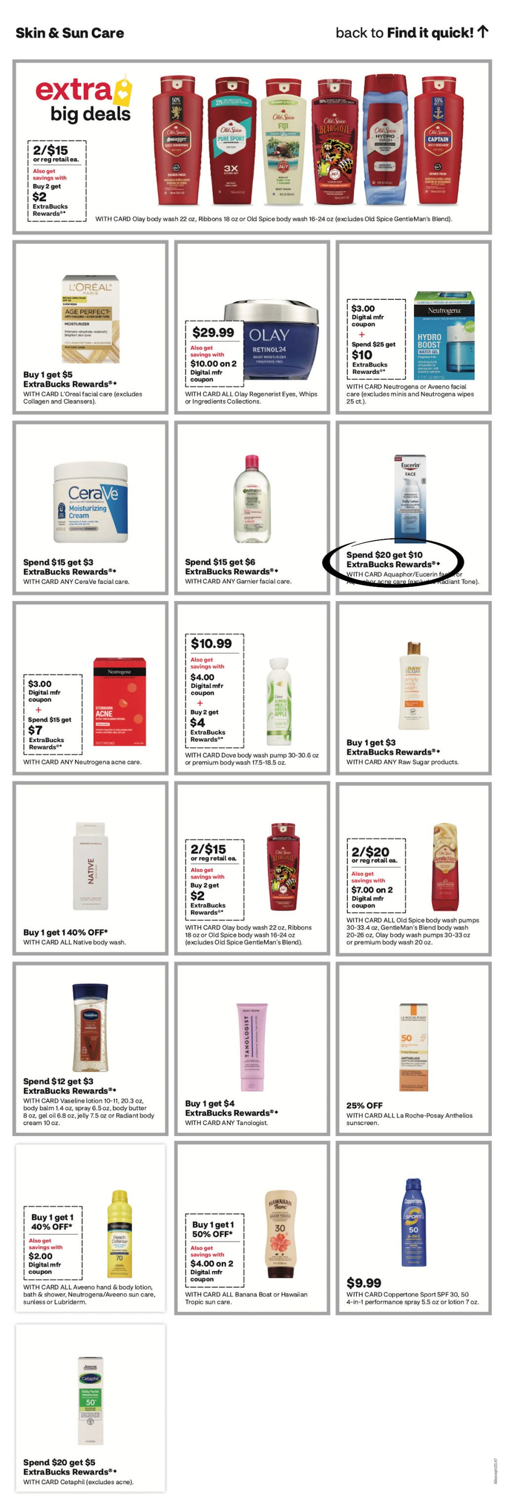 page from CVS ad