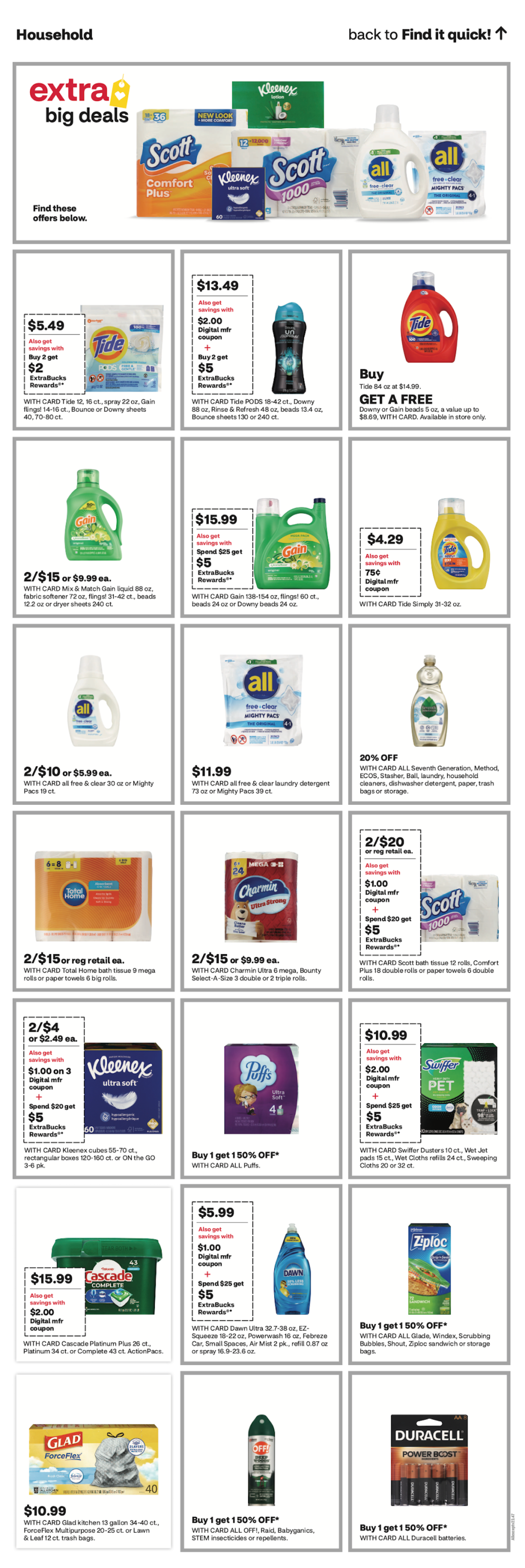 page from CVS ad