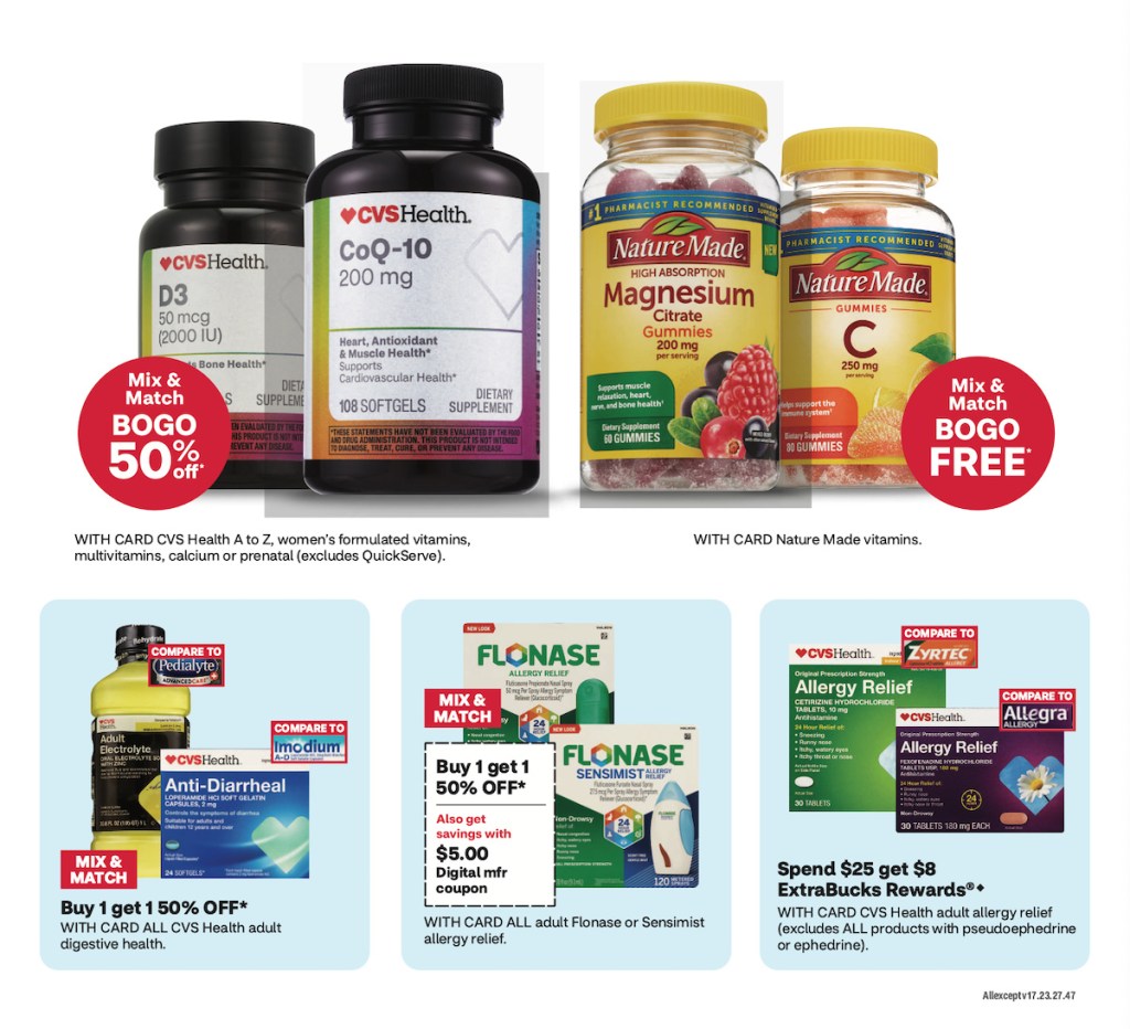 page from CVS ad