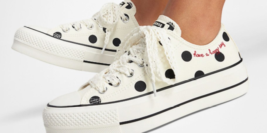 EXTRA 50% Off Converse Promo Code + Free Shipping | Platform Sneakers Just $27.48 Shipped