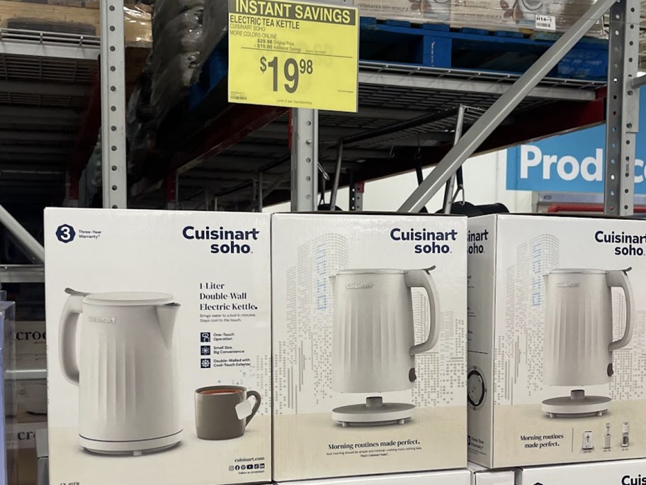 Cuisinart soho Electric Kettle Boxes in Sam's Club