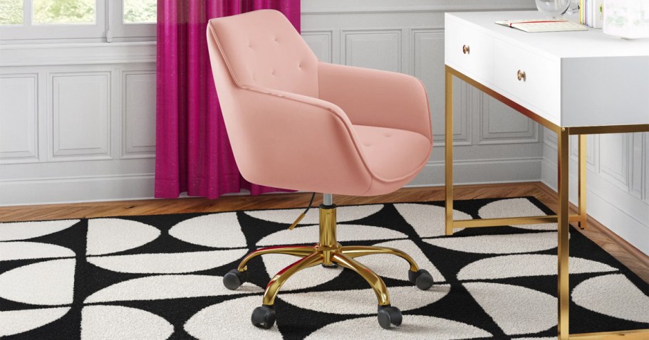 Up to 75% Off Wayfair Furniture Sale | Velvet Task Chair Only $102.99 Shipped