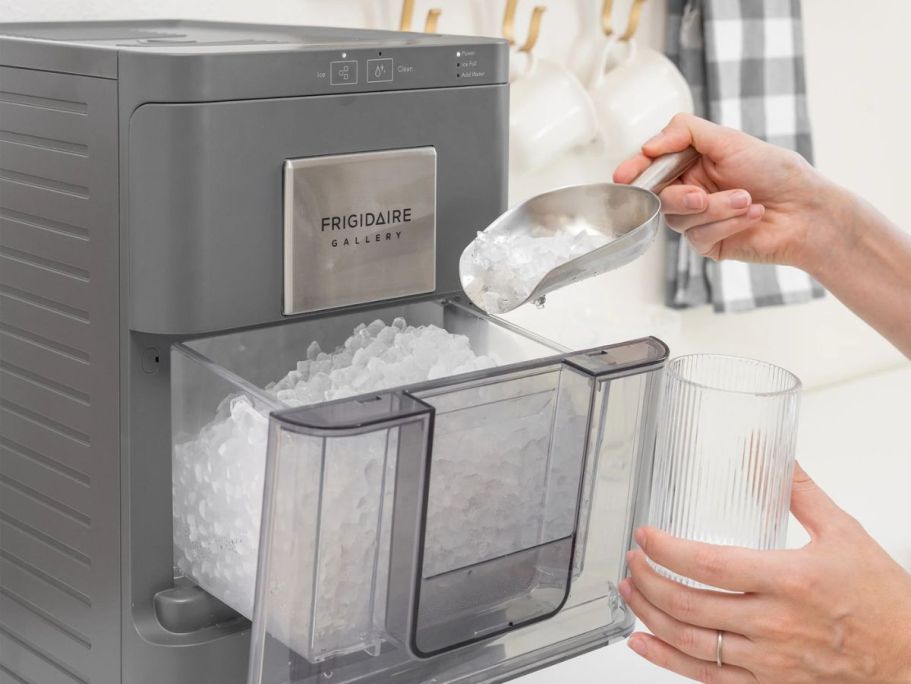 Frigidaire Countertop Ice Maker Only $199.99 Shipped on Costco.online – Makes 44 Pounds of Chewable Nuggets